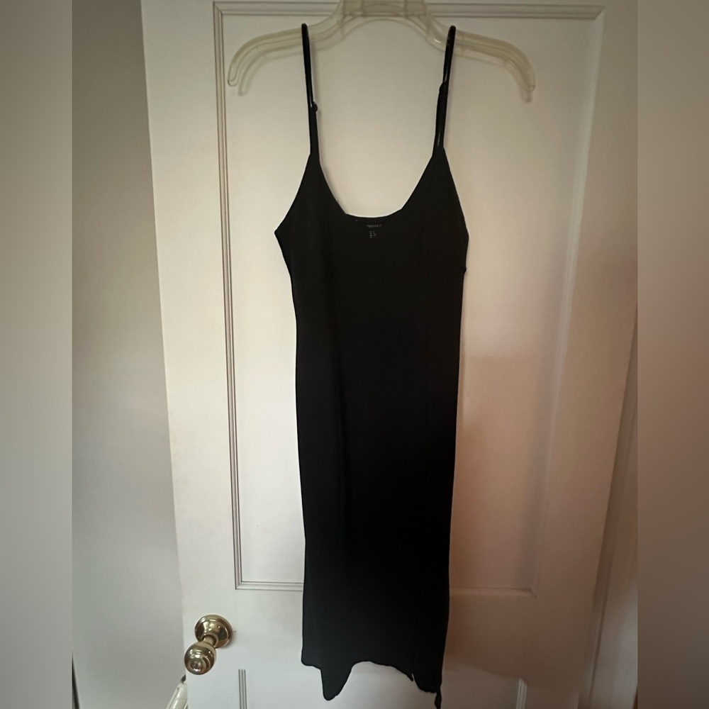 Little Black Dress with Slit